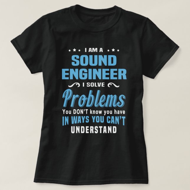 Sound Engineer T-Shirt (Design vorne)