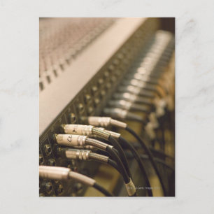 Sound Mixer Postkarte