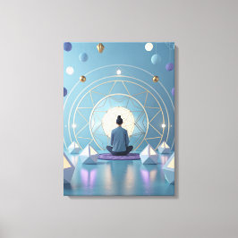 Sound of Silence Meditative Abstract Leinwanddruck