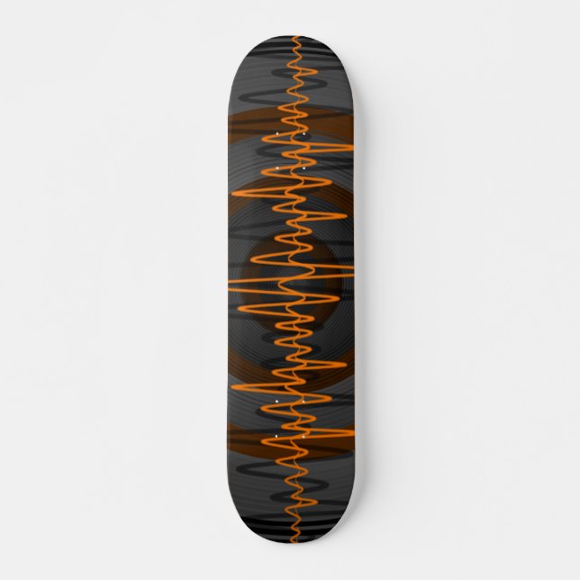Sound Orange Dark Skateboard (Vorne)