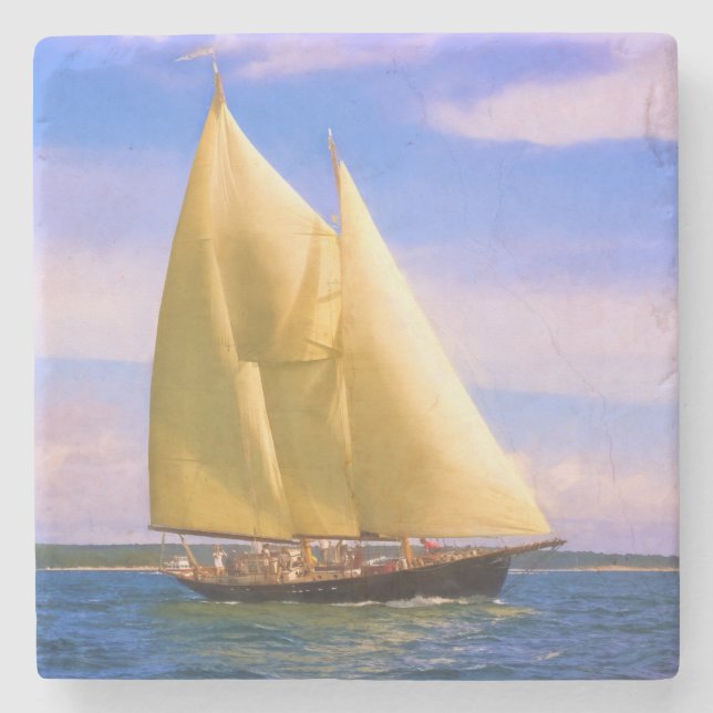 Sound segeln steinuntersetzer (Vorderseite)