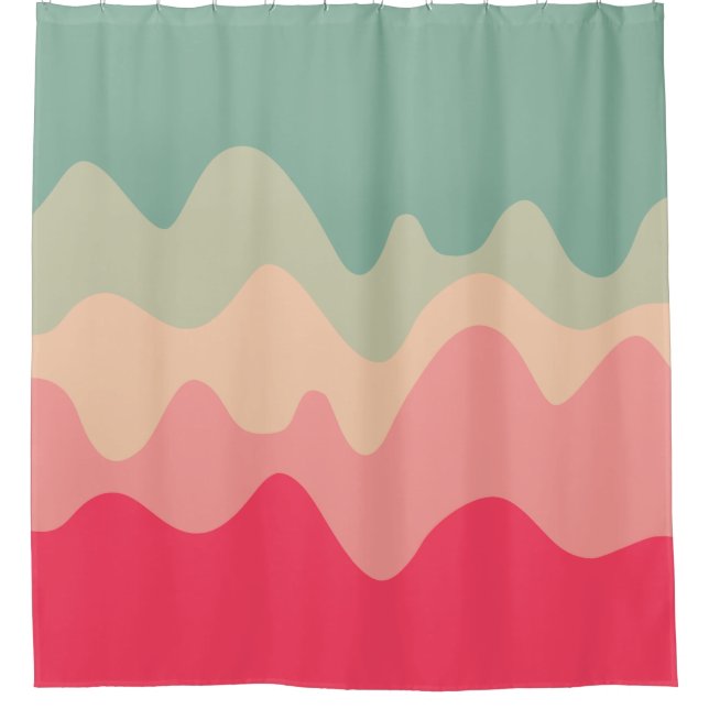 Sound Sketch 04 Duschvorhang (Vorderseite)