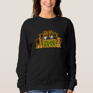 Sound System Reggae Jamaika Musikliebhaber Sweatshirt