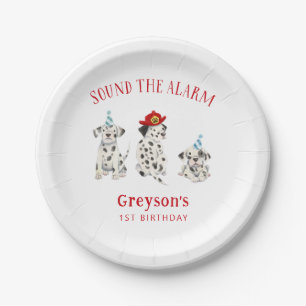 Sound the Alarm Boy Geburtstagsparty Pappteller
