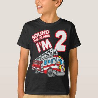 Sound The Alarm Ich bin 2 Motor Feuerwehrmann 2. T-Shirt