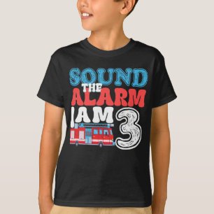 Sound The Alarm Ich bin 3 lustige 3. Geburtstagski T-Shirt