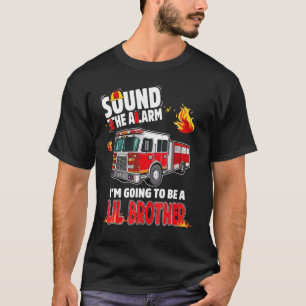 Sound the Alarm Lil Brother Baby Reveal Firefikäti T-Shirt