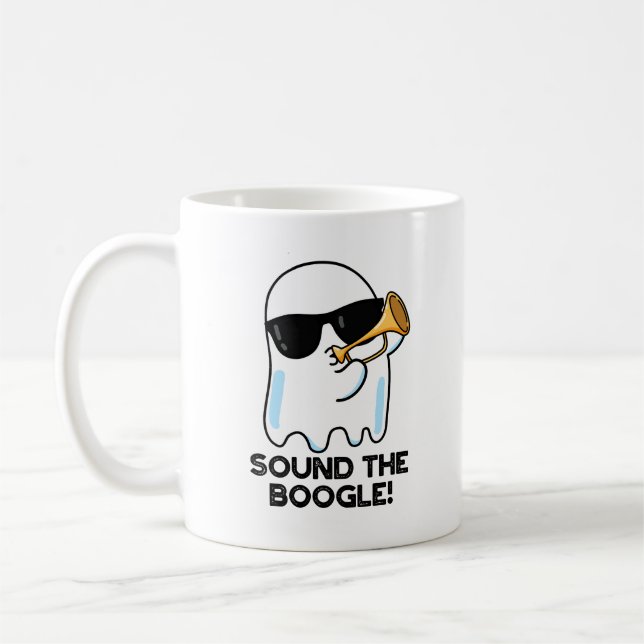 Sound The Boogle Funny Ghost Bugle Puff Kaffeetasse (Links)