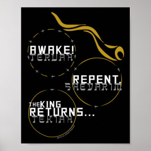 Sound the Shofar Fall Feasts Yom Teruah Tag der Wa Poster