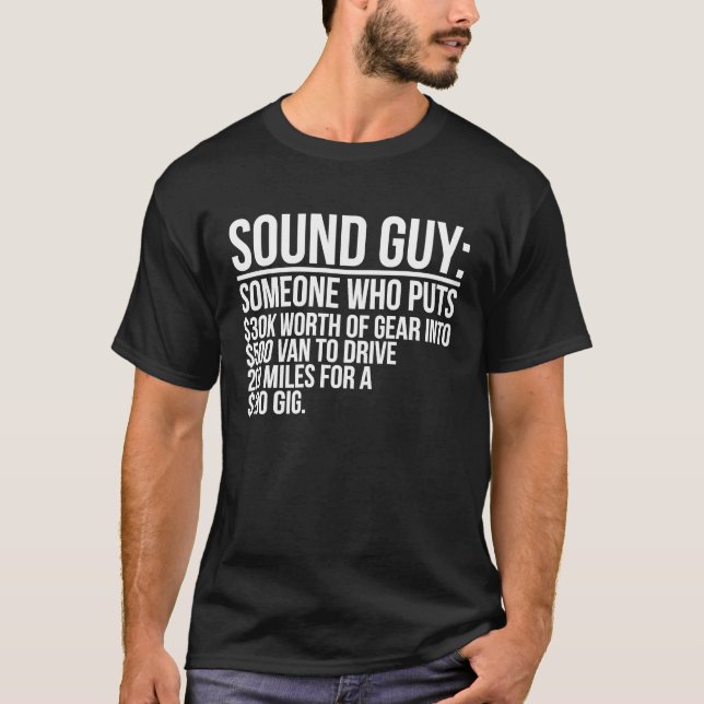 Sound Typ Audio Engineer Sound Engineer Audio Engi T-Shirt (Vorderseite)
