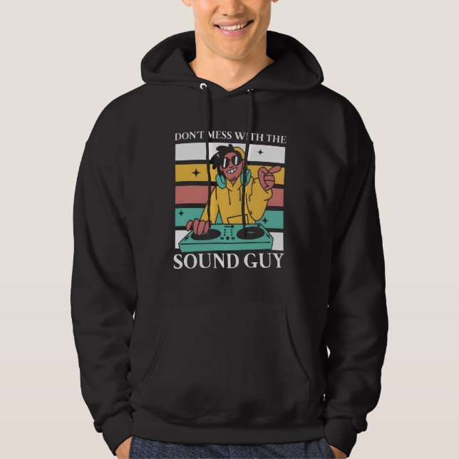 Sound Typ Funny Design Hoodie (Vorderseite)