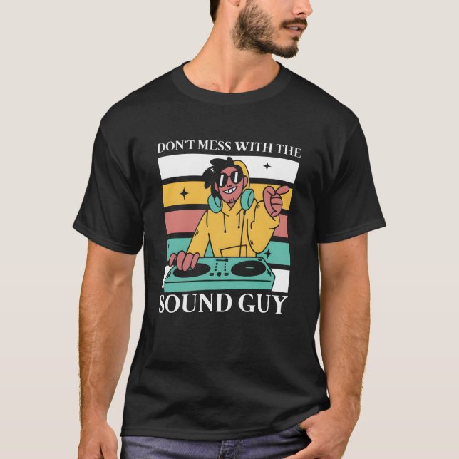 Sound Typ Funny Design T-Shirt (Vorderseite)