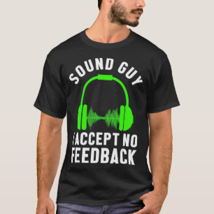 Sound-Typ-Kopfhörer Hertz Voice Music Worker Nerd T-Shirt