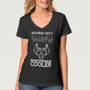 Sound-Typ wie normaler Typ, aber Cooler Audio-Inge T-Shirt