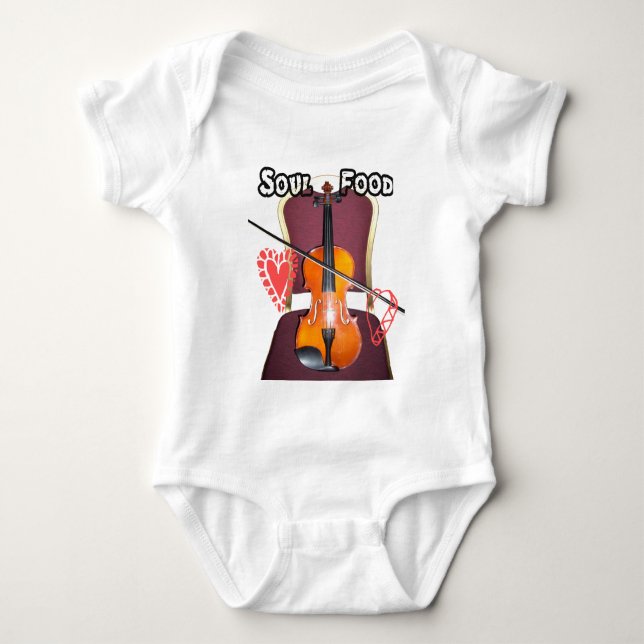 Sound von v Liebe hakuna matata valentine Baby Strampler (Vorderseite)