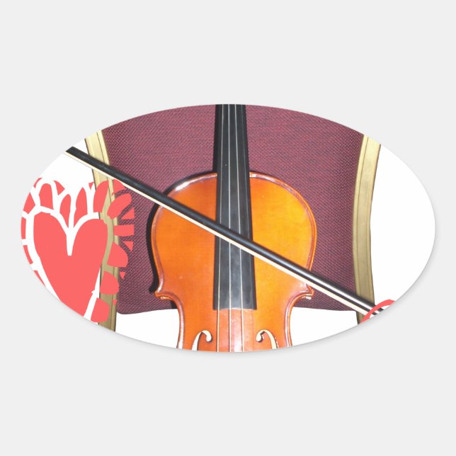 Sound von v Liebe hakuna matata valentine Ovaler Aufkleber (Vorderseite)