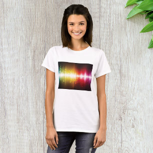 Sound Wave Abstrakt Womens T - Shirt