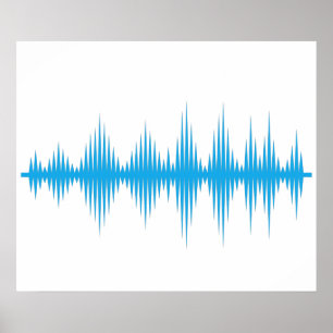 Sound Wave Art Geschenk für sie / ihn Poster