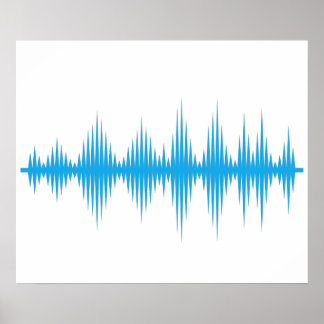 Sound Wave Art Geschenk für sie / ihn Poster