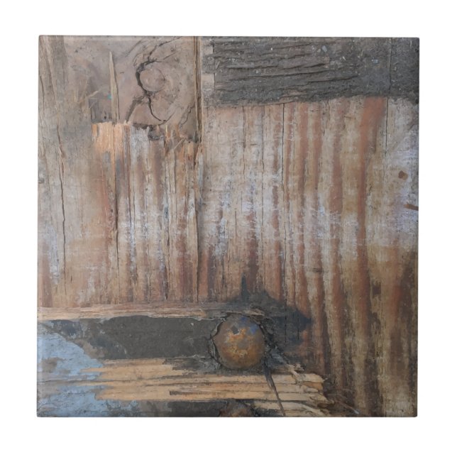 Sound Wood I Fliese (Vorderseite)