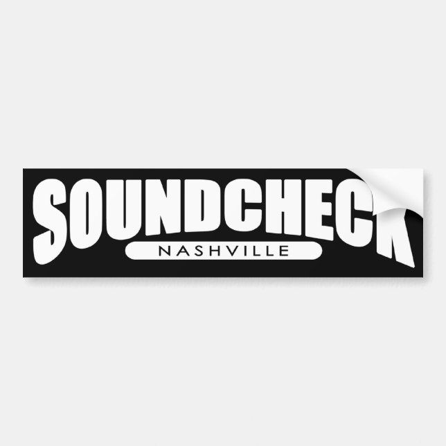 Soundcheck Nashville Autoaufkleber (Vorne)