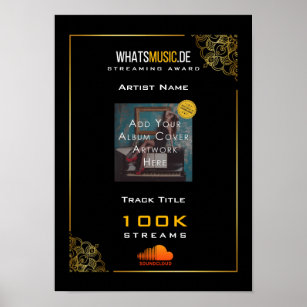 SoundCloud Music Streaming Award Poster