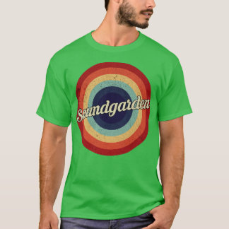 Soundgarden Retro Circle Vintag T-Shirt