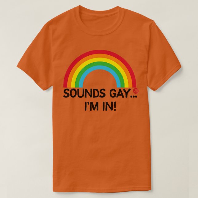 SOUNDS GAY T-Shirt (Design vorne)
