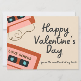 Soundtrack meiner HerzValentintagskarte Einladung