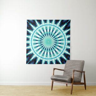 Soundwave Mandala 2 Wandteppich