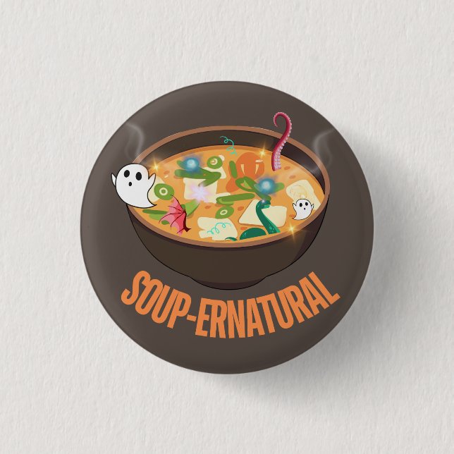 Soup-ernatural Button (Vorderseite)