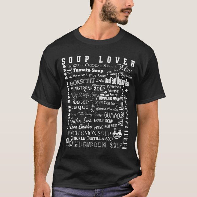 Soup Lover Soups T-Shirt (Vorderseite)