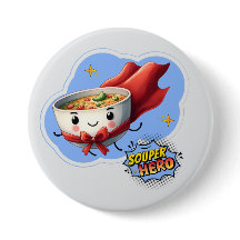 Souper Held, Super Held Suppen Wortspiel |