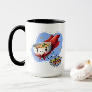 Souper Hero, Super Hero Soup Pun Tasse