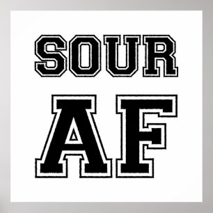 SOUR AF POSTER