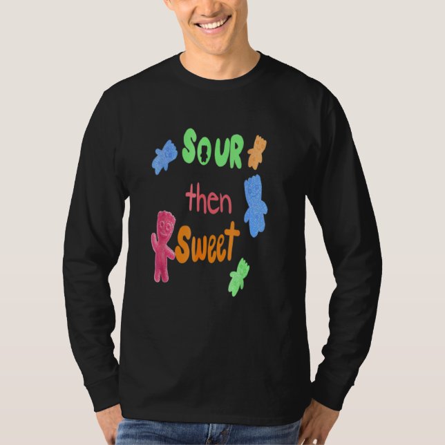 Sour dann Sweet Sour Candy Patch Kinder T-Shirt (Vorderseite)
