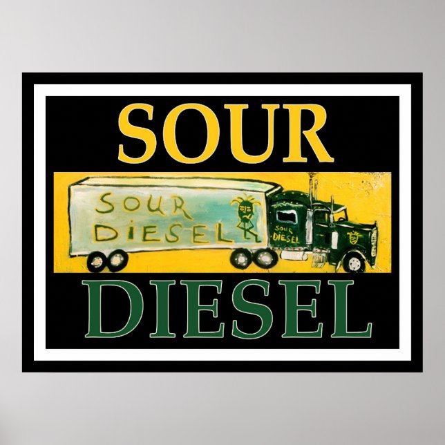 SOUR DIESEL POSTER (Vorne)