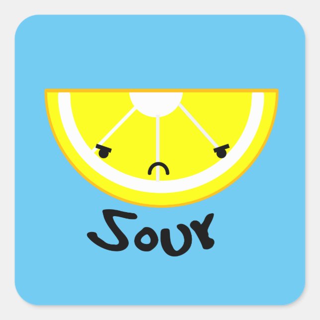Sour Lemon Sticker (Vorderseite)
