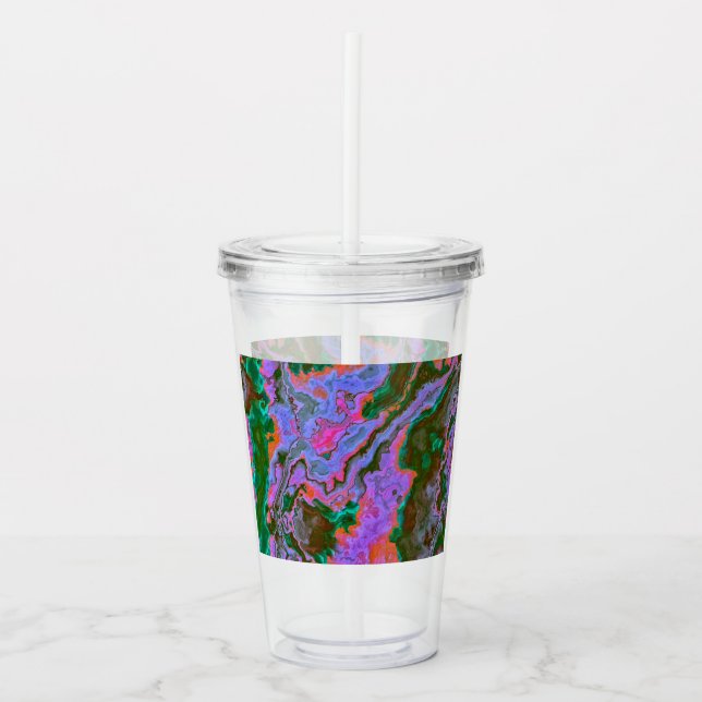Sour Marble Acrylic Tumbler Acryltrinkbecher (Vorderseite)