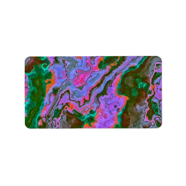 Sour Marble Adressaufkleber (Vorne)
