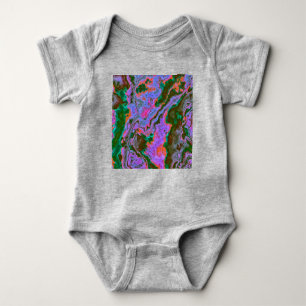 Sour Marble Baby Bodysuit Baby Strampler