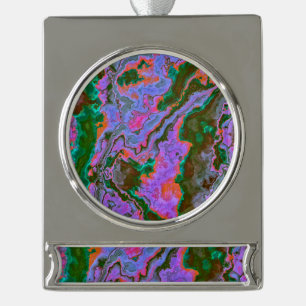 Sour Marble Banner-Ornament Silber