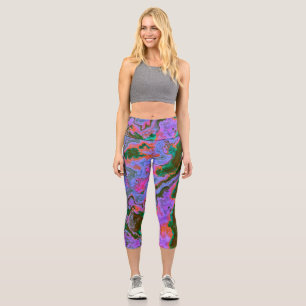 Sour Marble Capri Leggings