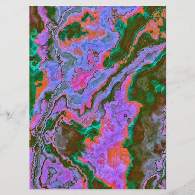 Sour Marble Menükarte (Vorderseite)