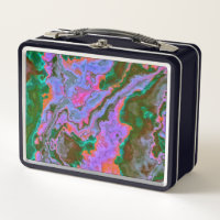 Sour Marble Metal Lunch Box