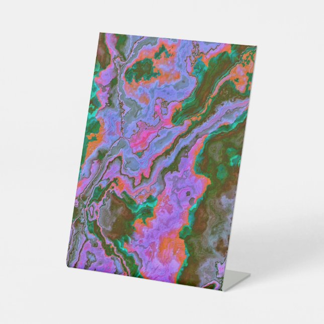 Sour Marble Pedestal Sign Sockelschild (Vorderseite)