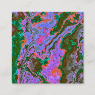 Sour Marble Quadratische Visitenkarte