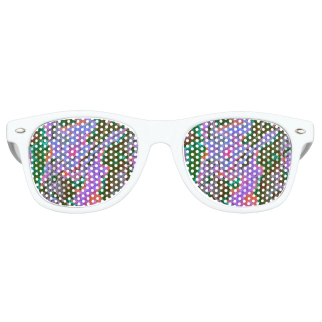 Sour Marble Retro Sonnenbrille (Vorderseite)