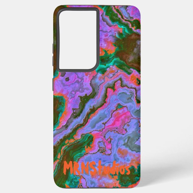 Sour Marble Samsung Galaxy Hülle (Rückseite)