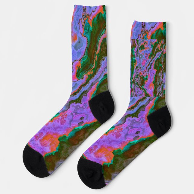 Sour Marble Socken (Linkes Detail)